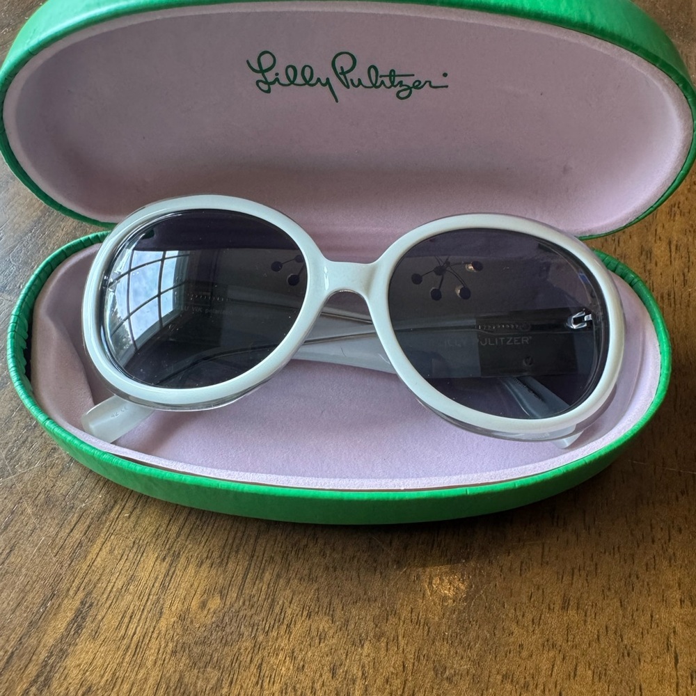 Lilly Pulitzer White Sunglasses